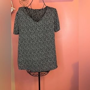 Polka dot blouse size XL